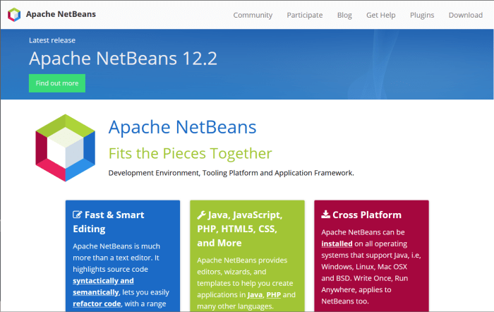 1 install netbeans 12 for java on windows 10 features