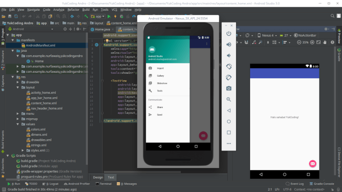 1. Membuat Aplikasi Android Pertama dengan Android Studio 1
