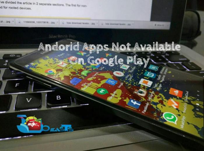Android Apps Not Available on Google Play Store