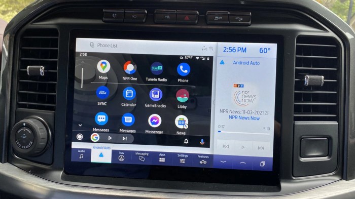 Android Auto Ford F 150 Lariat