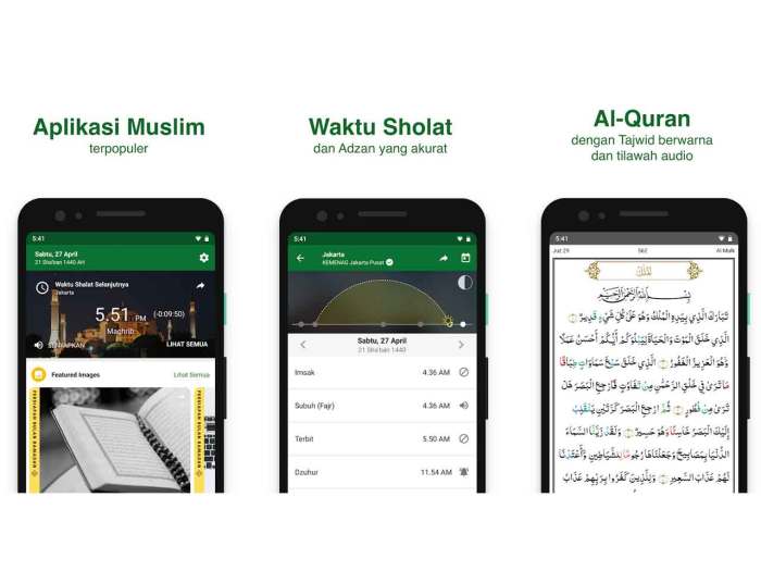 Aplikasi Jadwal Sholat Android 1