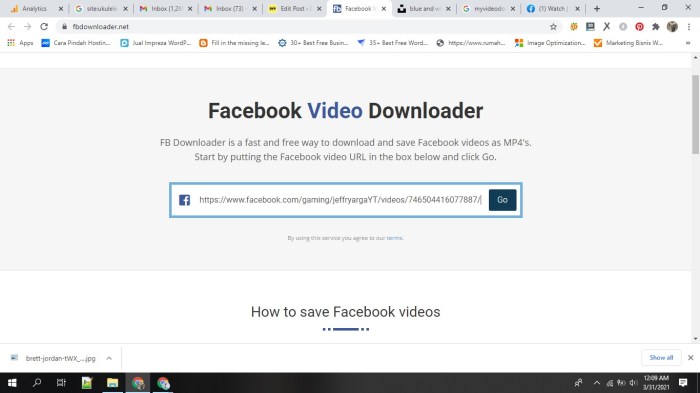 Cara Download Video Facebook HP Android