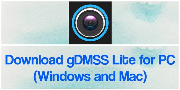 Download gDMSS Lite for PC