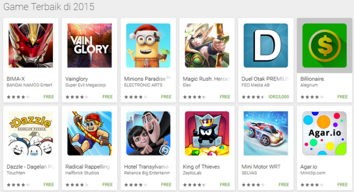 Games Android Terbaik Sepanjang 2015