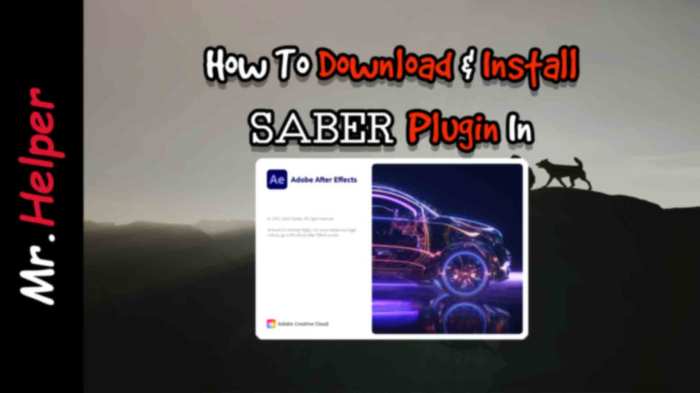 How To Download Install Saber Plugin In Adobe After Effects Featured Image
