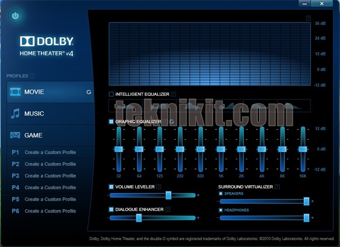 Install Dolby Home Theater v4 Windows 10