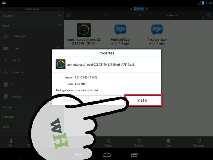 Manually Install Android Apps Step 12 Version 2 1