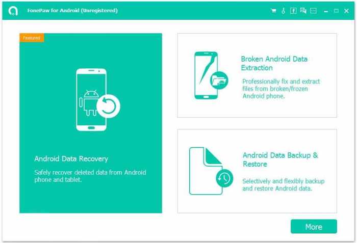 Mengembalikan File Terhapus dengan FonePaw Android Data Recovery