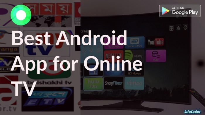 Online TV Android Apps 2