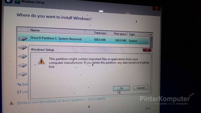 Panduan Pemula Cara yang Benar Membagi Partisi Hardisk Saat Menginstall Windows 7 8 10 1