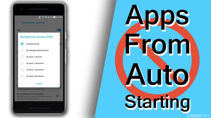 Stop Apps From Auto Starting