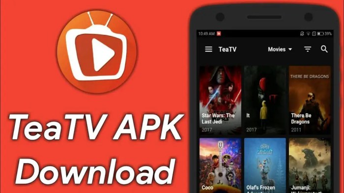 Tea TV APP FOR ANDROID