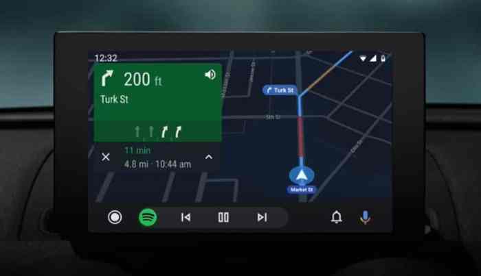 android auto dasjboard
