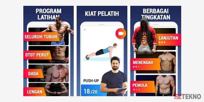 aplikasi latihan rumahan fitness android