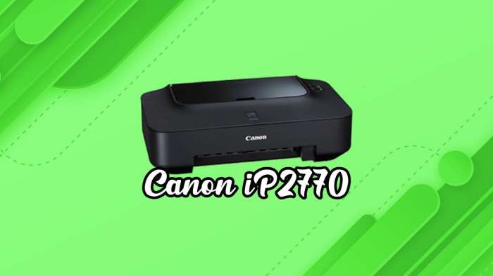 cara instal printer canon ip2770 2