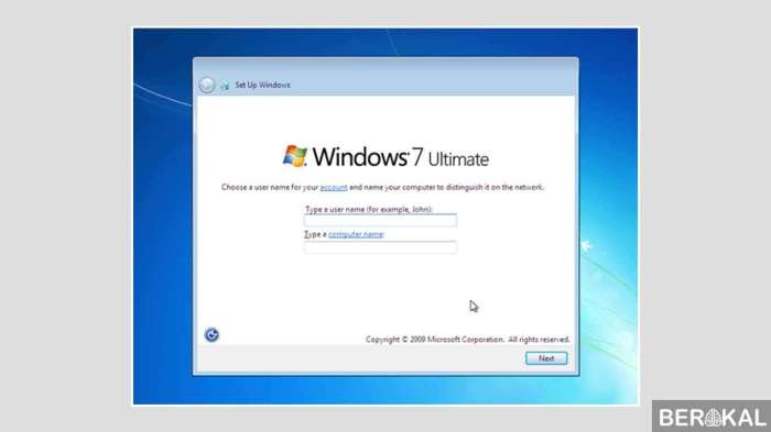 cara instal ulang windows 7 dengan flashdisk 1