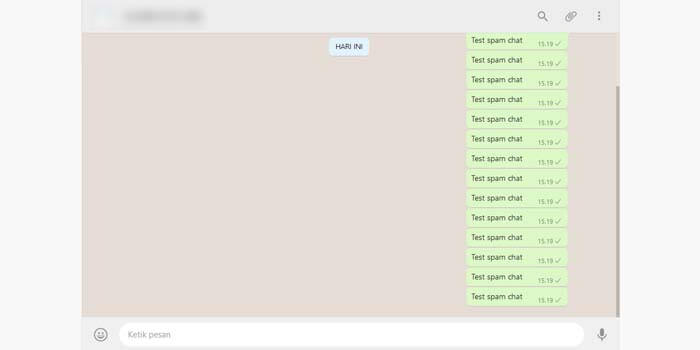 cara spam chat wa tanpa aplikasi