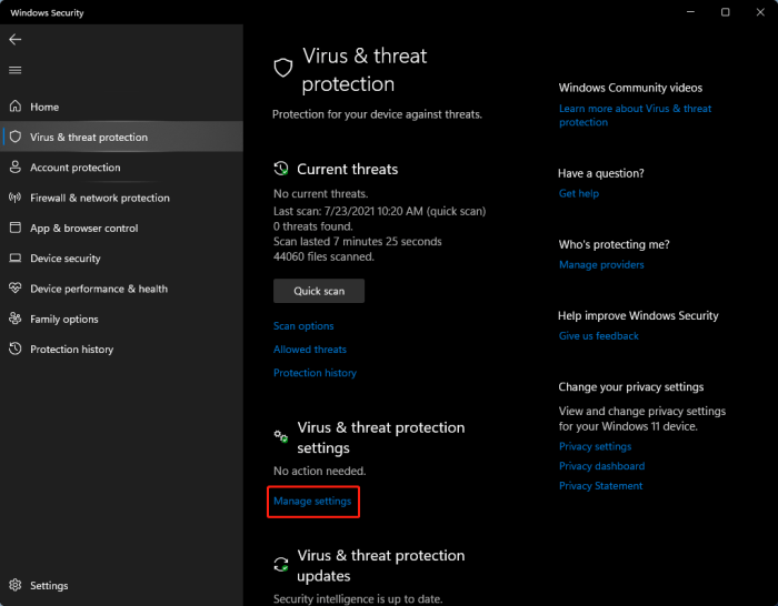 how to enable or disable microsoft defender in windows 11 4