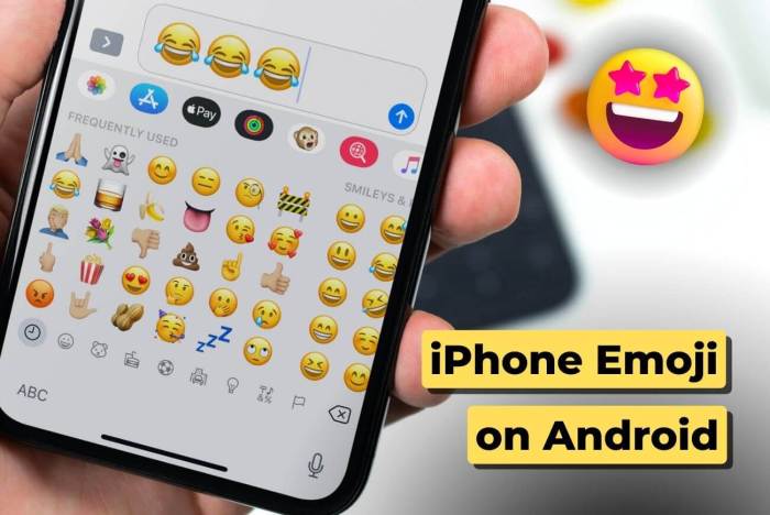 iPhone Emoji on Android