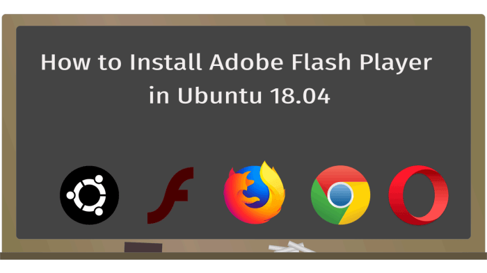 install flash player ubuntu