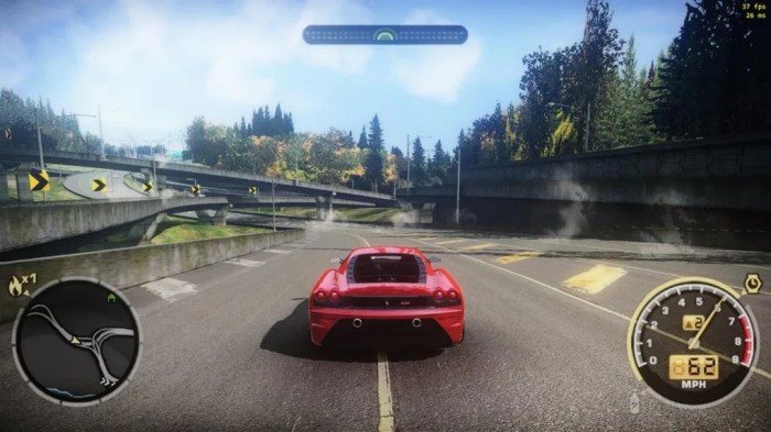 need for speed most wanted demo screenshot