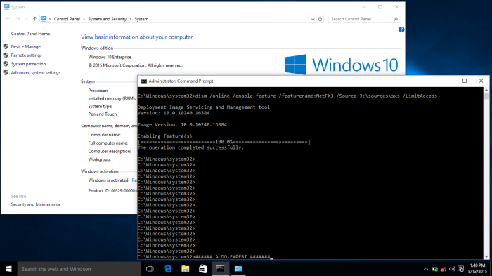 Cara Mudah Instal Framework 3.5 di Windows 10