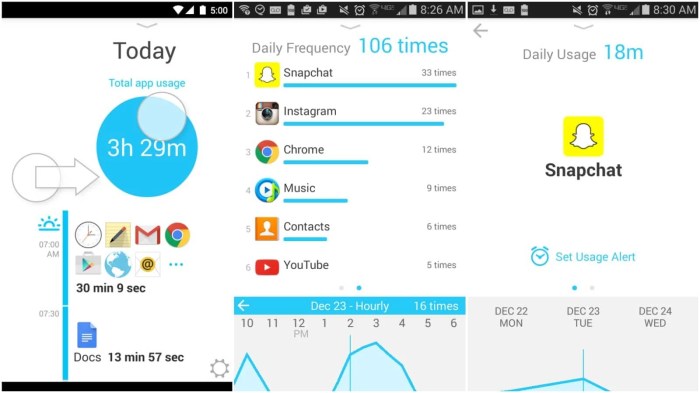 quality time android time tracker app