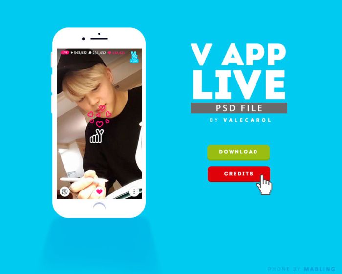 v live app psd by valecarol dbutgqn fullview