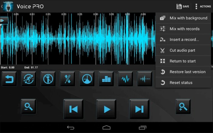 voicepro hq audio editor android 1