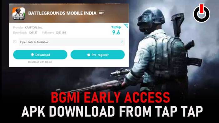 BGMI Early Access APK Tap Tap