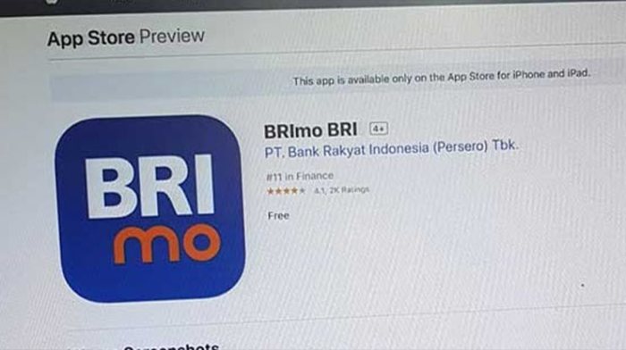 Download Aplikasi BRImo