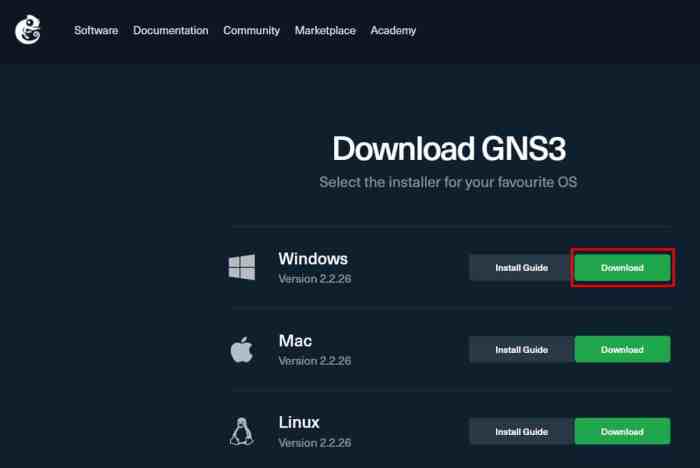 Download GNS Windows