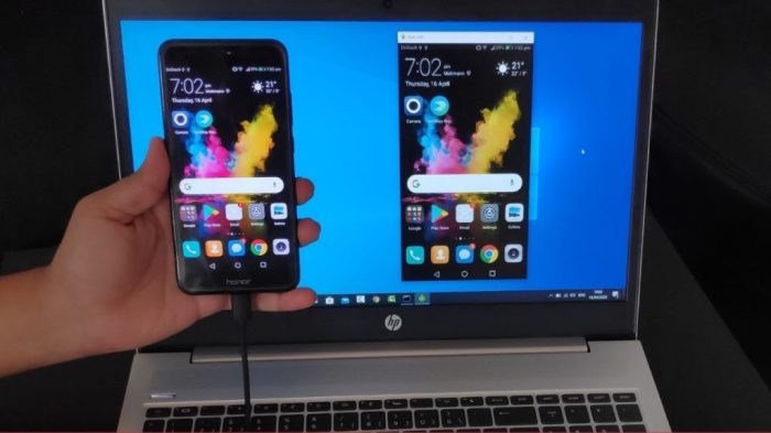 How to Mirror Android to PC x