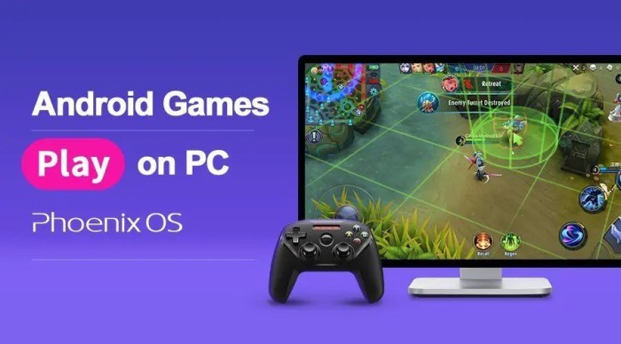 PhoenixOS android os windows laptop game player