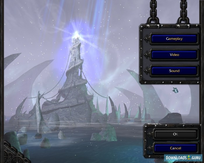 Warcraft III Frozen Throne options x