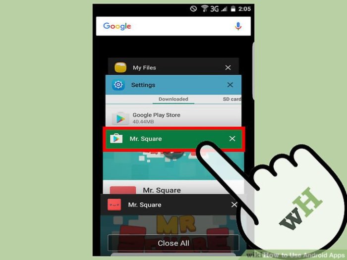 aid v px Use Android Apps Step Version