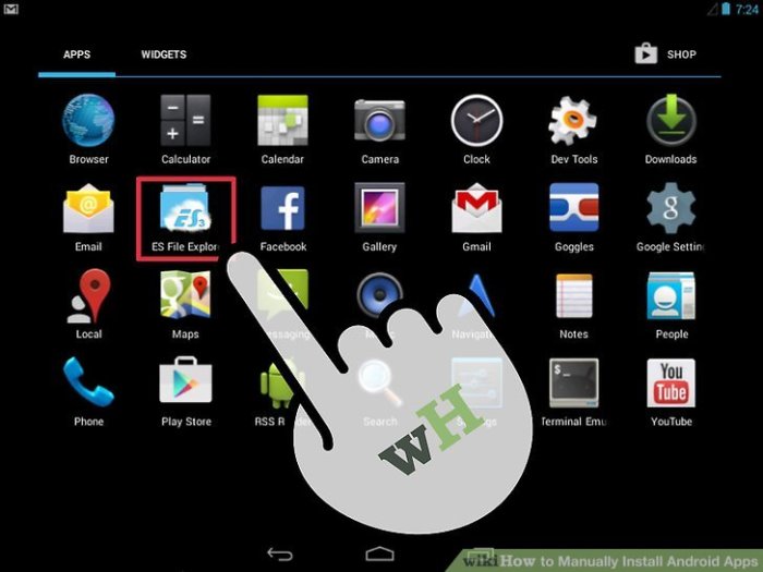 aid v px Manually Install Android Apps Step Version