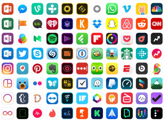 android app icon set
