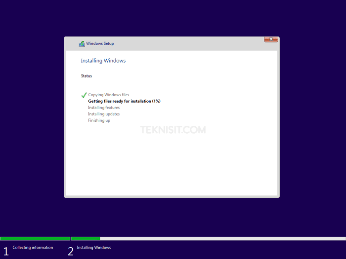 Cara Instal Windows 10 via Flashdisk