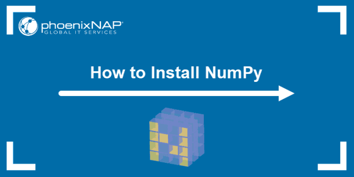 how to install numpy