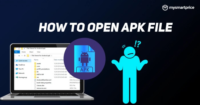 how to open apk file x