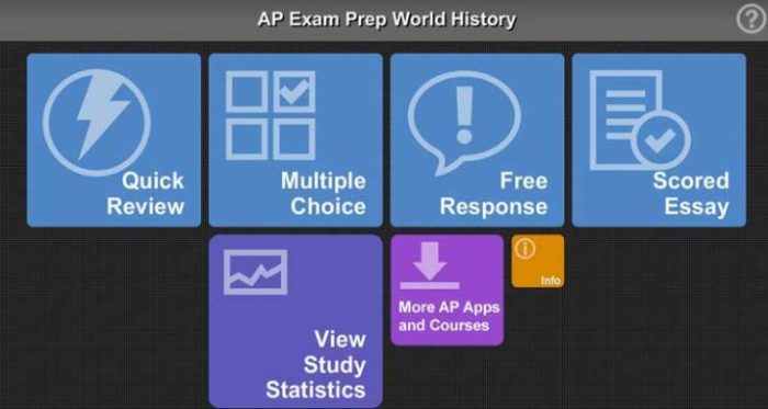 k AP Exam App x